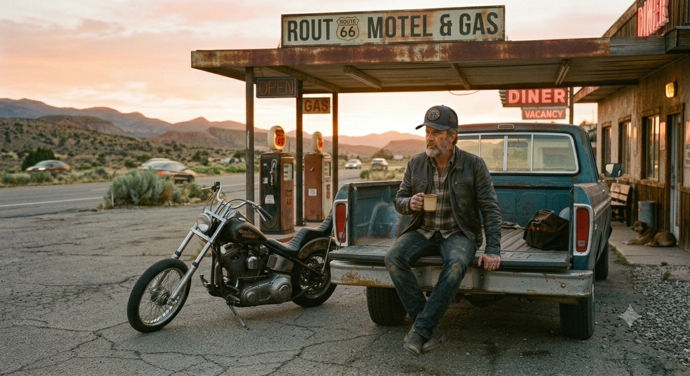 Blue-collar workers representing the Gas Station Life brand